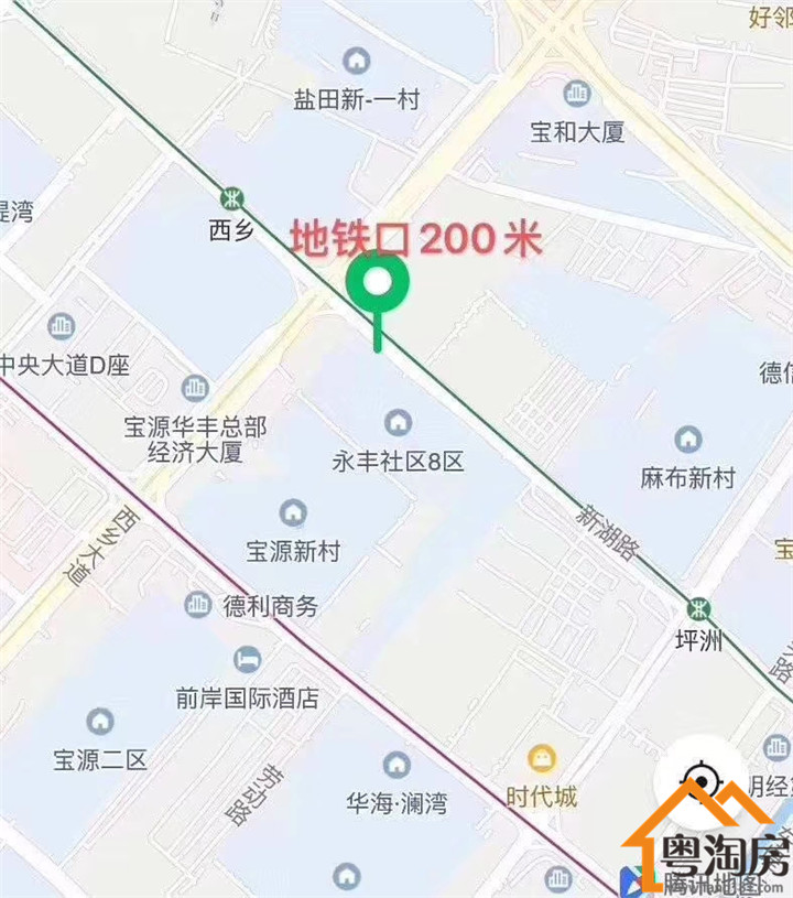 西乡坪洲地铁口小产权房《坪洲悦都》总价43.8万起,带精装修(图2) 西乡坪洲地铁口小产权房《坪洲悦都》总价43.8万起,带精装修(图2)