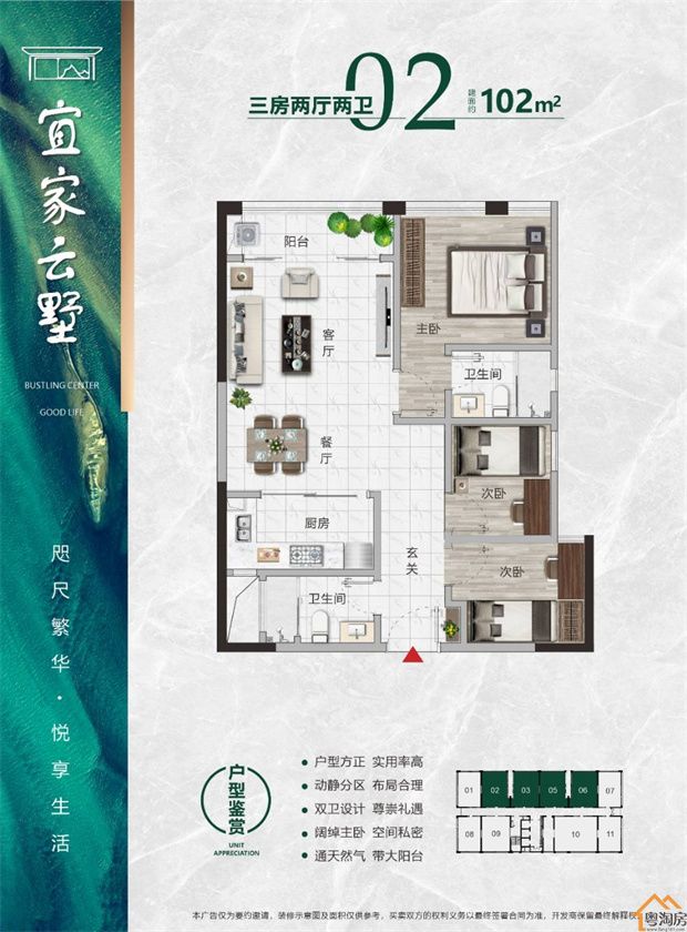厚街桥头小产权房《宜家云墅》3栋800小区，均价6800元/㎡(图4)