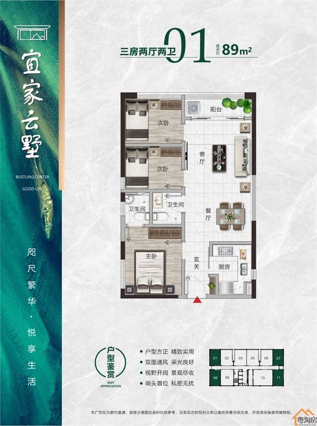 厚街桥头小产权房《宜家云墅》3栋800小区，均价6800元/㎡(图3)