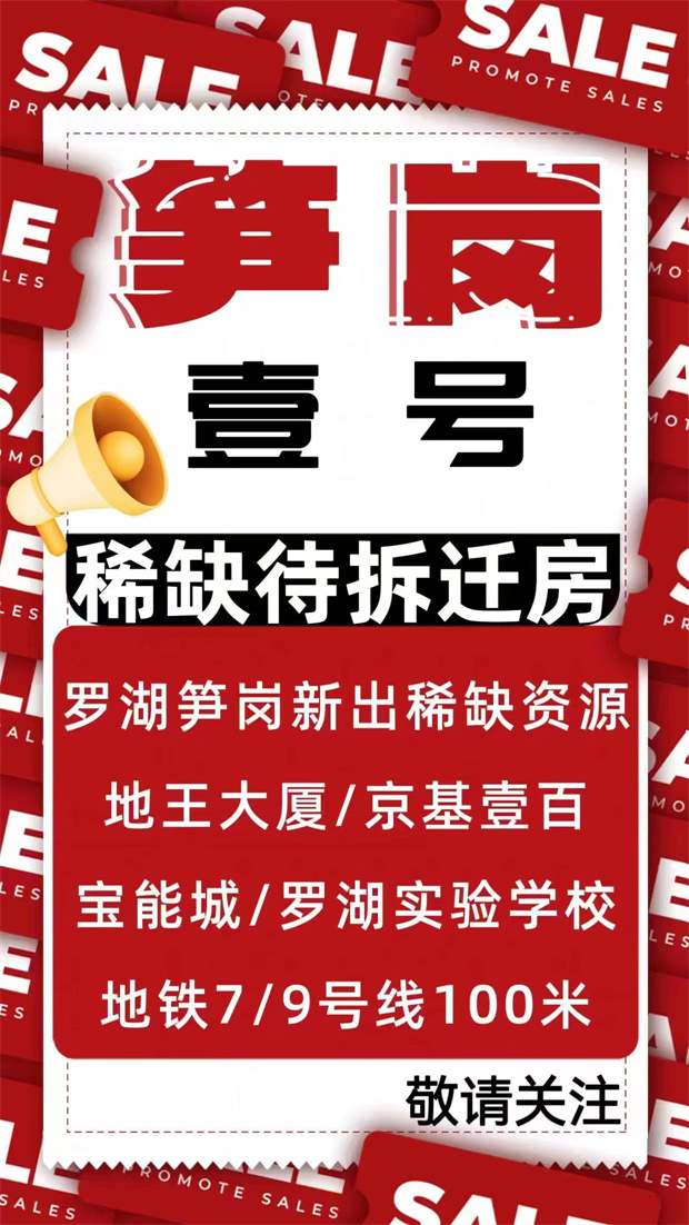 罗湖笋岗小产权房《笋岗壹号》稀缺原始户型，总价58.8万起(图3)