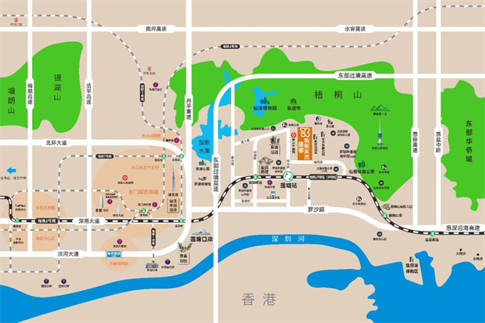 罗湖一手统建楼428户小区《畔山公寓》18800元/㎡豪装交付(图4) 罗湖一手统建楼428户小区《畔山公寓》18800元/㎡豪装交付(图4)