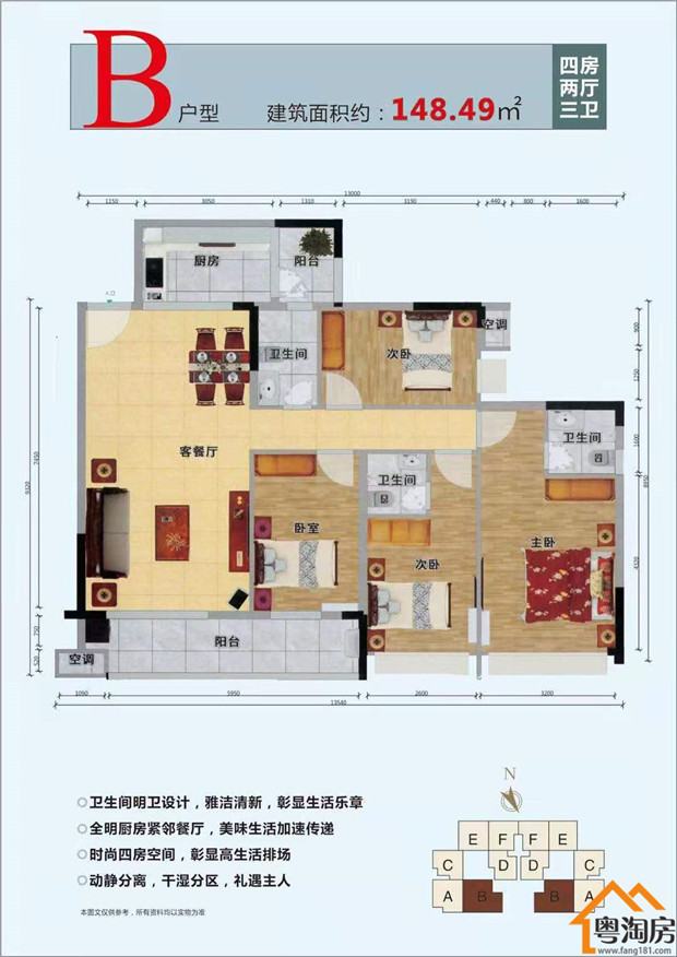 寮步6栋统建楼小区《松湖香市》自带花园、两层地下停车场(图5)