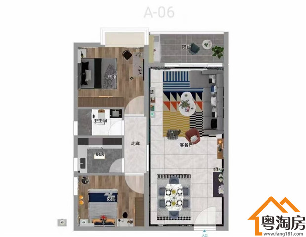 东莞大朗统建楼小区《世纪城邦》4栋花园小区，6800元/平米起(图3)