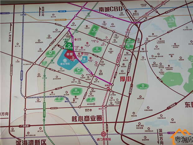 厚街虹桥市场附近小产权房《学府丽城》5栋封闭式小区，2950元/平米起(图4)