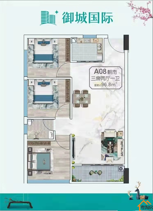 东莞茶山村委统建楼【御城国际】8栋千户江景洋房,户户发绿本(图6)